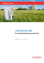 Thermo Scientific iCAP RQ ICP-MS Pre-Installation Requirements Manual preview