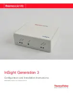 Thermo Scientific InSight Generation 3 Installation Instructions Manual preview