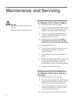 Preview for 8 page of Thermo Scientific M37610-33 Operation Manual And Parts List