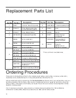 Preview for 14 page of Thermo Scientific M37610-33 Operation Manual And Parts List