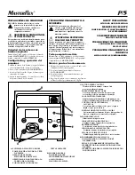 Preview for 3 page of Thermo Scientific MasterFlex 850-1000 Operating Manual