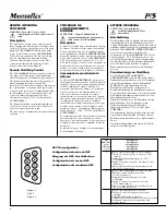 Preview for 4 page of Thermo Scientific MasterFlex 850-1000 Operating Manual