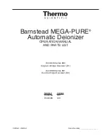 Thermo Scientific MEGA-PURE 680 D440046 Series Operation Manual And Parts List preview