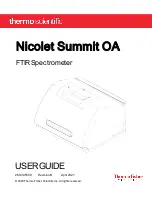 Thermo Scientific Nicolet Summit OA User Manual предпросмотр