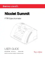 Thermo Scientific Nicolet Summit User Manual preview