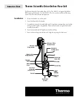 Preview for 1 page of Thermo Scientific Orion 2001FC Instruction Sheet