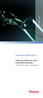 Thermo Scientific Orion ROSS User Manual preview