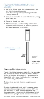 Предварительный просмотр 8 страницы Thermo Scientific Orion ROSS User Manual