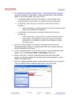 Предварительный просмотр 2 страницы Thermo Scientific Orion Star A200 Series Software Update Instructions