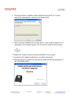 Предварительный просмотр 3 страницы Thermo Scientific Orion Star A200 Series Software Update Instructions