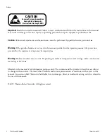 Preview for 3 page of Thermo Scientific PR505750L Operating And Maintenance Manual