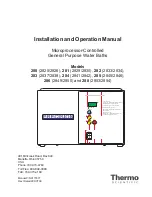 Thermo Scientific Precision 280 Series Installation And Operation Manual preview