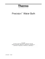 Thermo Scientific Precision WB159910-33 Manual preview