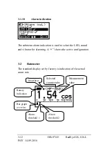 Предварительный просмотр 34 страницы Thermo Scientific RadEye GX Operating Instructions Manual