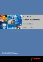 Preview for 1 page of Thermo Scientific RC 3BP Plus Instruction Manual