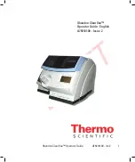 Preview for 1 page of Thermo Scientific Shandon ClearVue A79210100 Operator'S Manual