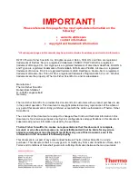 Предварительный просмотр 2 страницы Thermo Scientific SL40 F Instruction Manual