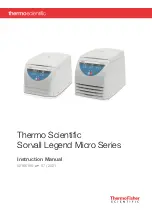 Preview for 1 page of Thermo Scientific Sorvall Legend Micro 21R Instruction Manual