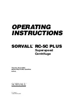 Preview for 2 page of Thermo Scientific SORVALL RC-5C PLUS User Manual