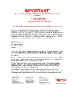 Preview for 2 page of Thermo Scientific Sorvall ST 16 Instruction Manual