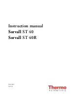 Preview for 3 page of Thermo Scientific Sorvall ST40 Instruction Manual