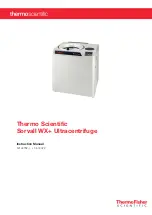 Thermo Scientific Sorvall WX100 Plus Instruction Manual preview