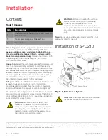 Preview for 7 page of Thermo Scientific SpeedVac SPD210 Installation And Operation Manual