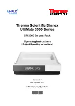 Preview for 1 page of Thermo Scientific SR-3000 Operating Instructions Manual