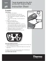 Предварительный просмотр 1 страницы Thermo Scientific Star A221 Instruction Sheet