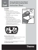 Preview for 1 page of Thermo Scientific Star A222 Instruction Sheet