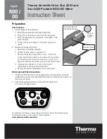 Предварительный просмотр 1 страницы Thermo Scientific Star A223 Instruction Sheet