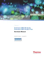 Preview for 1 page of Thermo Scientific Surveyor MS Pump Hardware Manual