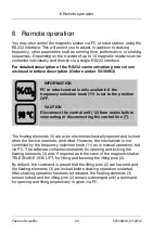 Preview for 20 page of Thermo Scientific TELESHAKE 1536 LIFT Operating Manual