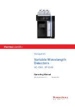 Thermo Scientific Thermo Scientific Vanquish VC-D40 Operating Manual preview