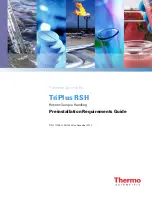 Thermo Scientific TriPlus RSH Preinstallation Manual preview