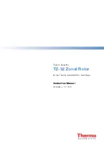 Thermo Scientific TZ-32 Zonal Rotor Instruction Manual preview