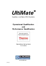 Preview for 1 page of Thermo Scientific UltiMate Installation Qualification/Operational Qualification Protocols And Instructions