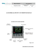 Preview for 1 page of Thermo Scientific UNITY LAB SERVICES Eurotherm 3216 Calibration Manual