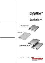 Thermo Scientific Variomag MAXI DIRECT Operating Manual preview