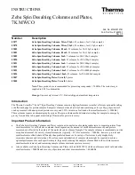 Thermo Scientific Zeba Instructions preview