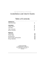 Предварительный просмотр 2 страницы Thermo Technologies USDT 2004 Installation And User Manual