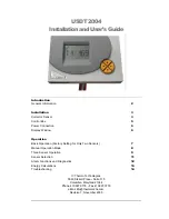 Thermo Technologies USDT2004 Installation And User Manual предпросмотр