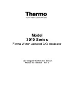 Thermo 3010 Series Operating And Maintenance Manual preview