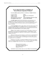 Preview for 4 page of Thermo 4862 Operating And Maintenance Manual