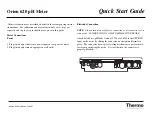 Thermo Orion 620 Quick Start Manual preview