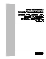 Preview for 1 page of Thermo Spectronic BioMate 3 Service Manual