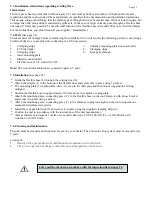 Preview for 13 page of Thermocet Trimline 2050 OH Operating And Installation Instructions