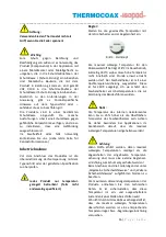 Preview for 16 page of THERMOCOAX Isopad IDR-SM Series Operating Instructions Manual