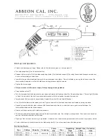 Preview for 1 page of Thermocutters AZTC20 Start-Up And Operation