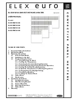 Thermofilm ELEX euro 1000 User Manual preview